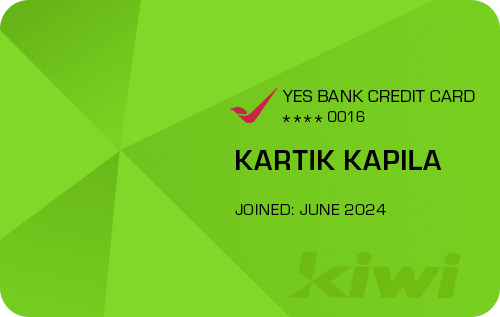 Yes Bank KIWI Credit Card
