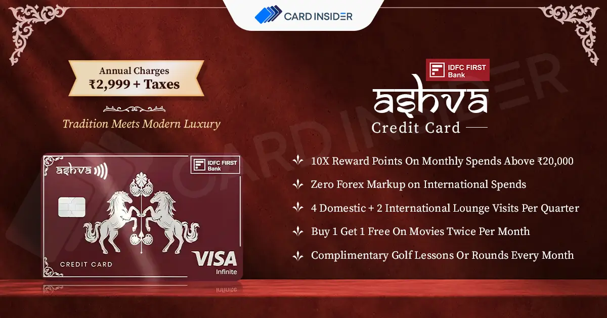IDFC First Bank Ashva Metal Credit Card IDFC-FIRST-ASHVA-METAL-CREDIT-CARD-Features