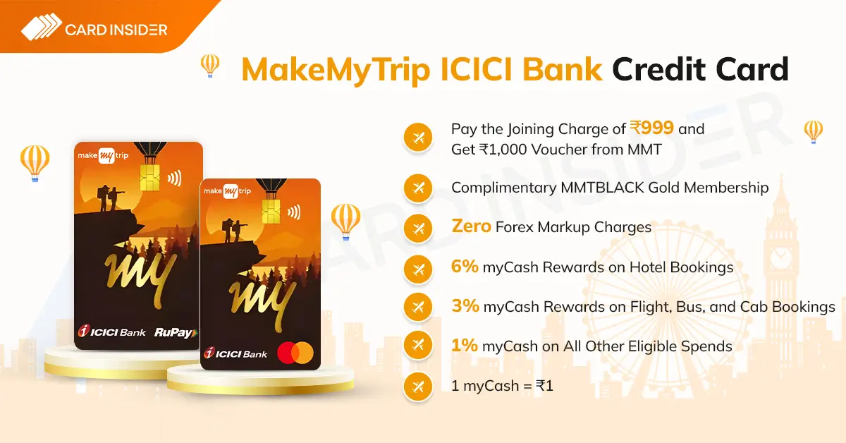MakeMyTrip ICICI Bank Credit Card MakeMyTrip-ICICI-Bank-Credit-Card-Features and Benefits