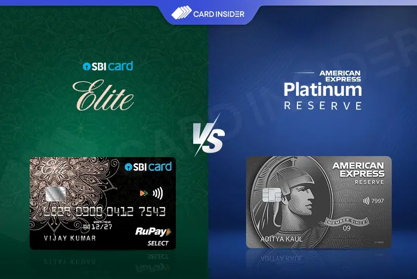 SBI Elite vs American Express Platinum Reserve Credit Card