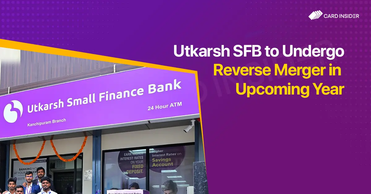 Utkarsh SFB to Undergo Reverse Merger in the Coming Year Utkarsh SFB to Undergo Reverse Merger in Upcoming Year
