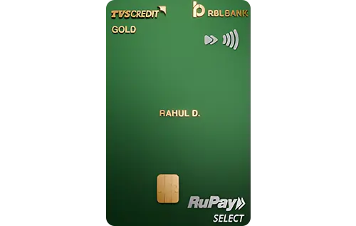 Best RBL Bank Credit Cards TVS Credit RBL Bank Gold Credit Card
