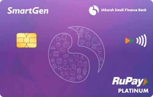 Best Utkarsh Small Finance Bank Credit Cards Utkarsh SmartGen Credit Card