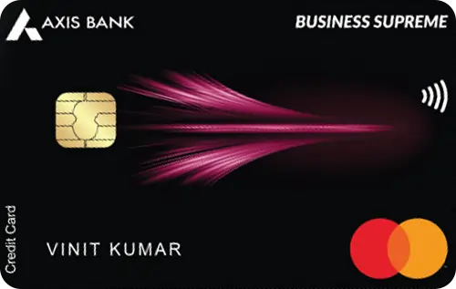 Best Business Credit Cards in India 2026 Axis Bank Business Supreme Master Credit Card