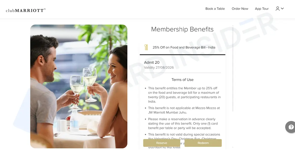 Everything About Club Marriott Membership With Credit Cards Club Marriott Membership Dining Benefits