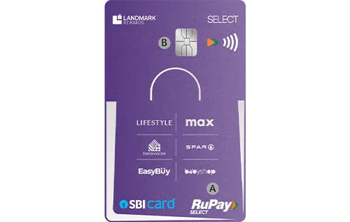 Best SBI Credit Cards Landmark Rewards SBI SELECT Credit Card