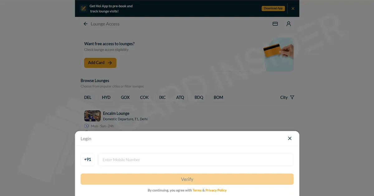 How to Use Your Credit Card for Free Lounge Access - October 2026 Travel Guide HOI Longe Portal