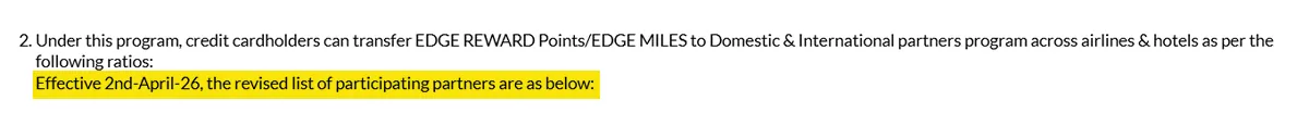 Axis Bank Removes Accor, Marriott Bonvoy & Qatar Airways as Transfer Partners Edge Reward Points Transfer Program