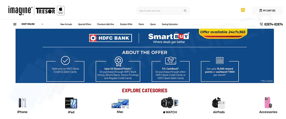 HDFC Bank SmartBuy Credit Card Offers HDFC SmartBuy Apple Imagine