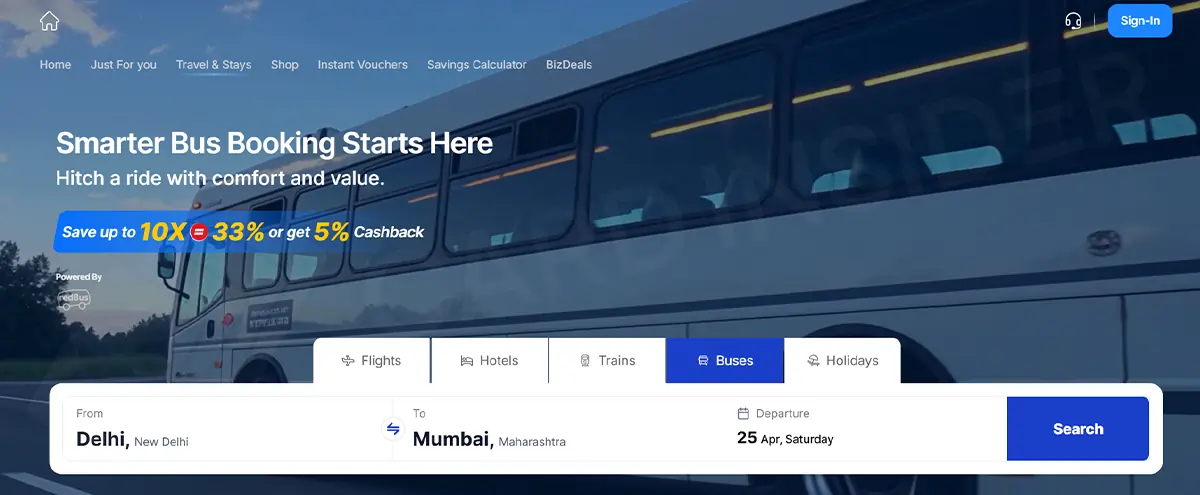 HDFC Bank SmartBuy Credit Card Offers HDFC SmartBuy RedBus Offers
