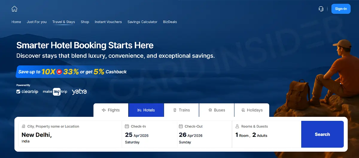 HDFC Bank SmartBuy Credit Card Offers HDFC Smartbuy Hotel Booking Offers