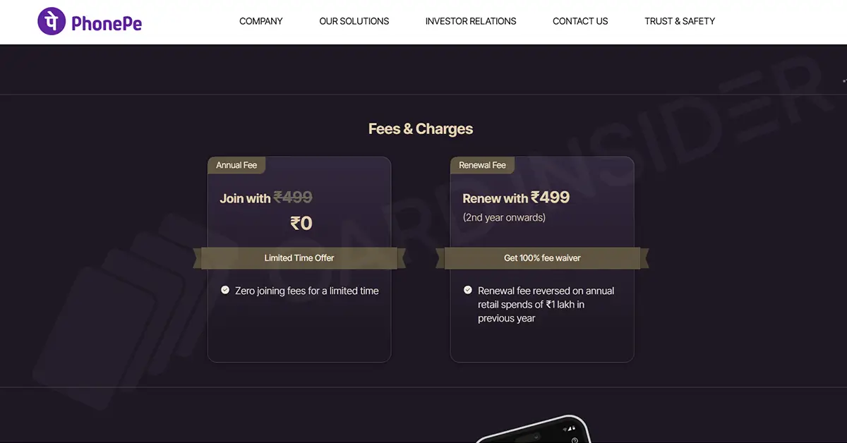 PhonePe SBI Credit Cards Now First-Year Free – Should You Pick Purple or Select Black? PhonePe SBI Credit Card Charges
