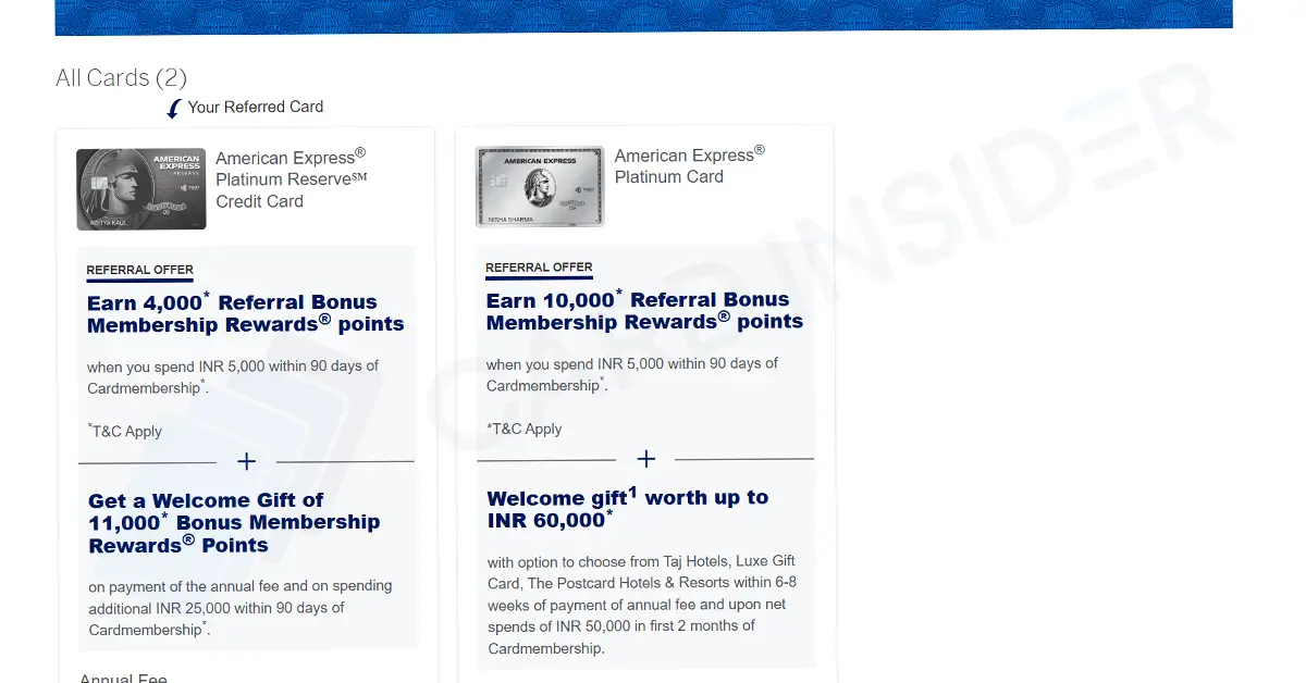 American Express Credit Cards - Bonus MR Points Referral Offer August 2026 AmEx Bonus MR Points Referral Offer August