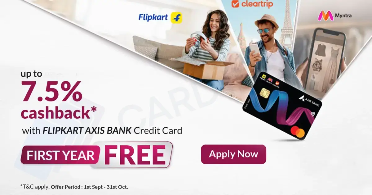 Flipkart Axis Bank Credit Card Now With Zero Joining Charges – FYF Limited Time Offer Flipkart Axis Credit Card With Zero Joining Charges