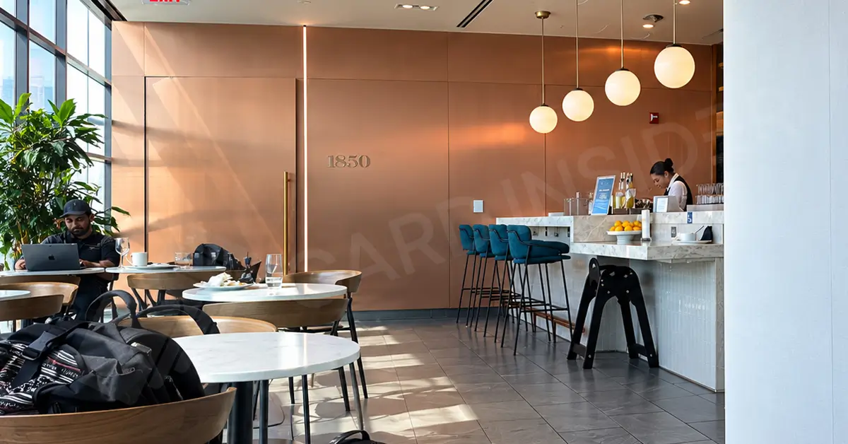 1850 Speakeasy Bar at JFK Centurion Lounge Review 1850 Speakeasy Bar Review