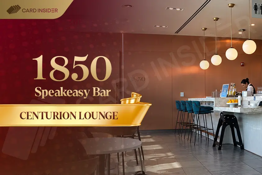 1850 Speakeasy Bar at JFK Centurion Lounge Review