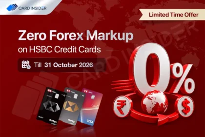 HSBC Credit Cards Get 0% Forex Mark-Up on International Spends for a Limited Time September