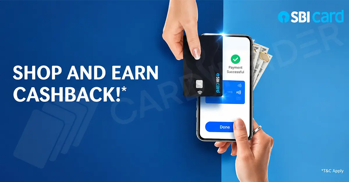 SBI Credit Card Shop & Earn Cashback Offer: Get ₹500 Cashback SBI Credit Card Offer Shop & Earn Cashback