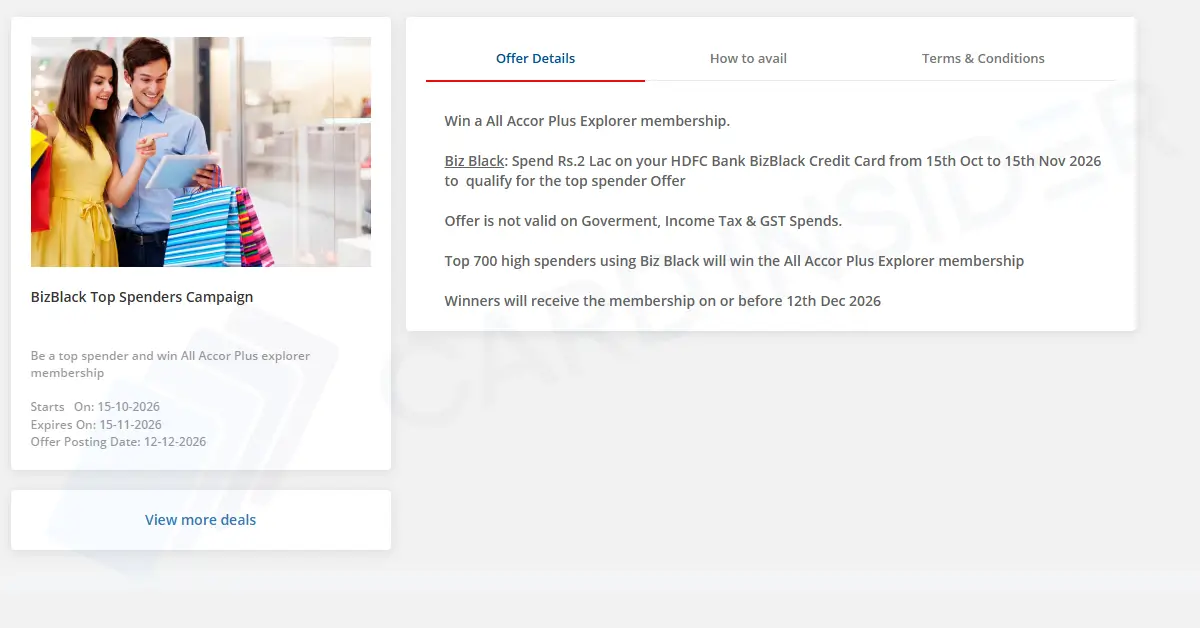 Spend ₹2 Lakh+ and Win Accor Plus Explorer Membership With HDFC BizBlack Credit Card All Accor plus explorer membership details