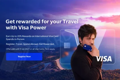 Earn Up to 20% Rewards on International Spends with Your Visa Credit Card