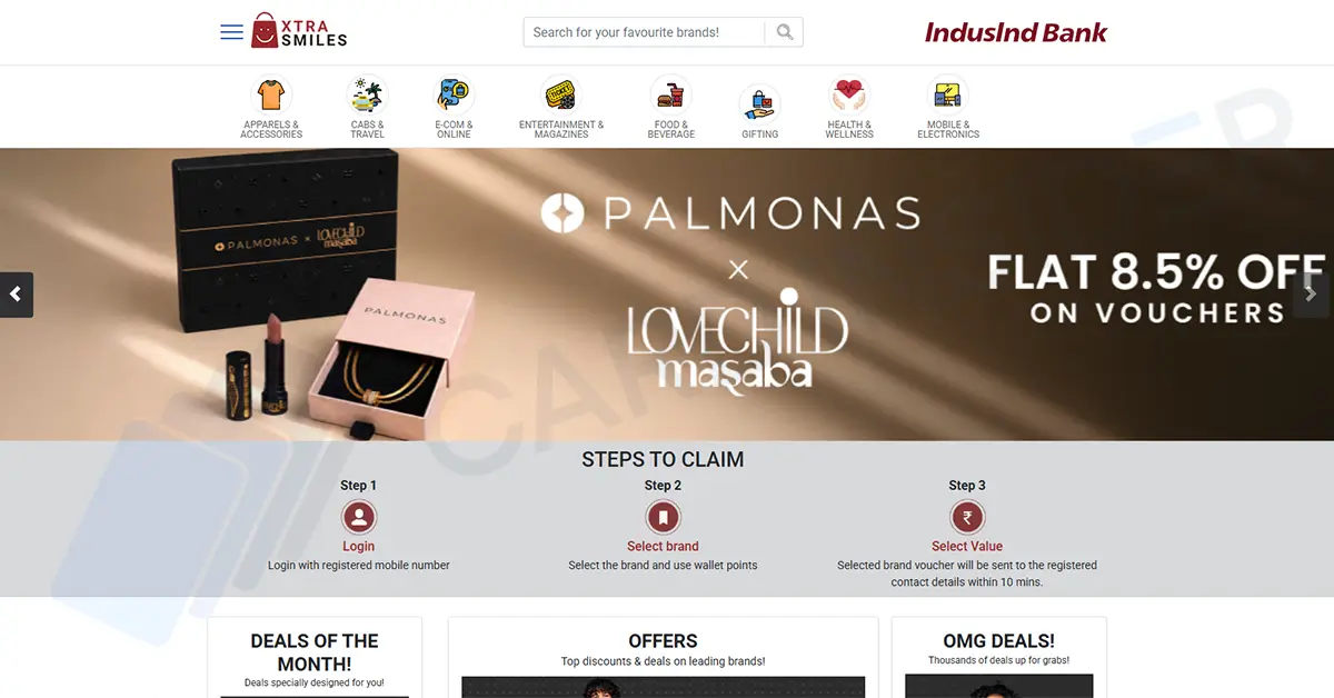 Get Up to ₹4,000 in Shop Plus Points & Win ₹1 Lakh MakeMyTrip Vouchers With IndusInd Bank Festive Offers on Debit Cards IndusInd Bank Shop Plus Portal